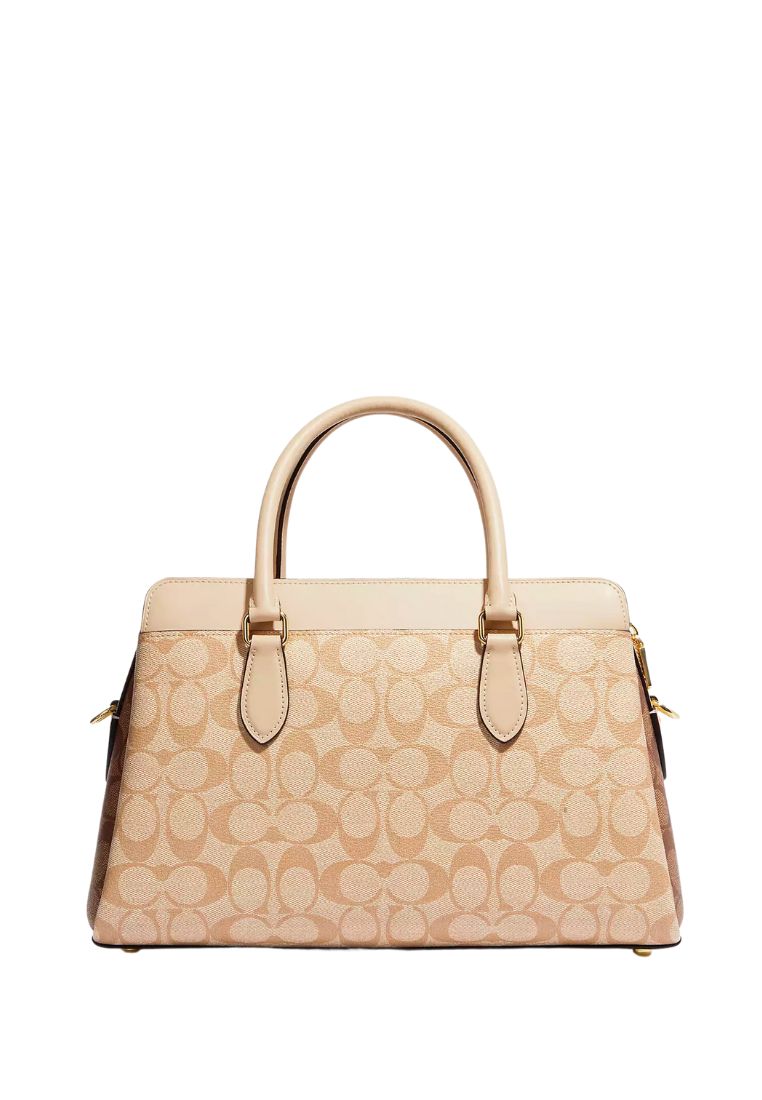 Darcie Carryall In Blocked Signature Canvas Light Khaki Multi