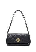 Willa Flap Shoulder Clutch Black