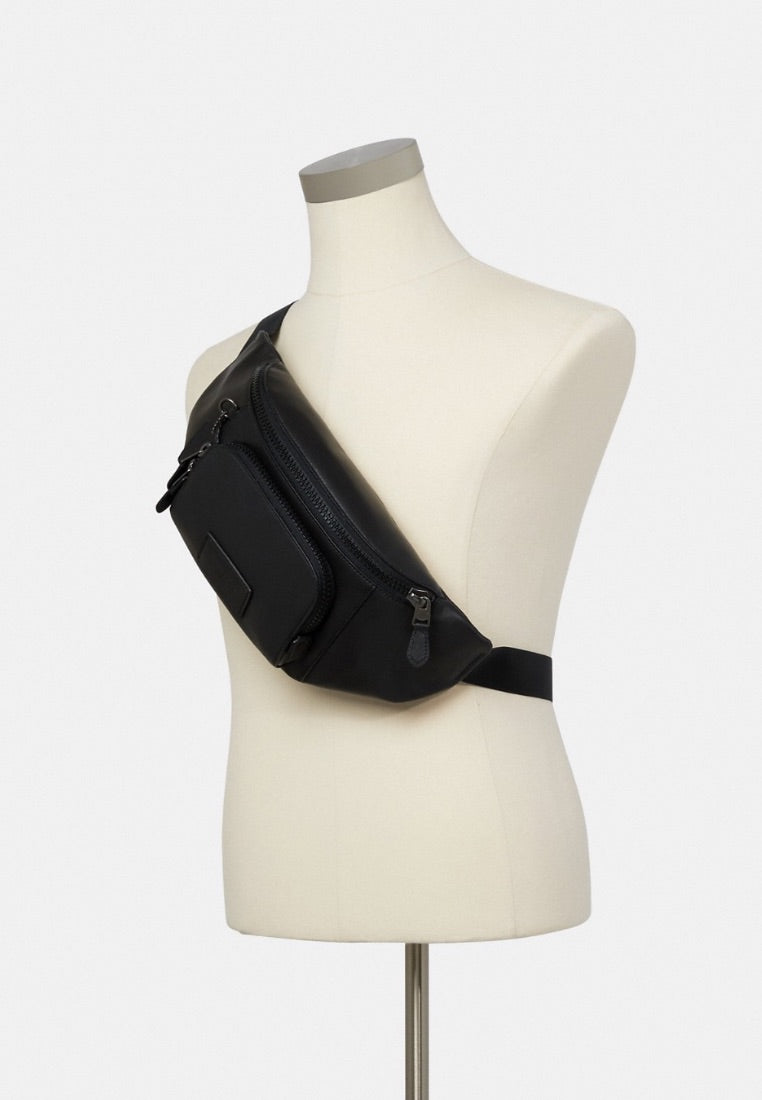 Track Belt Bag Black