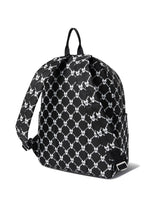 Jacquard Monogram Basic Backpack Pattern Black