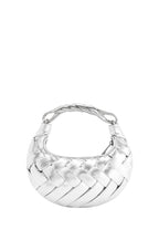 Orla Weave Handbag - Silver