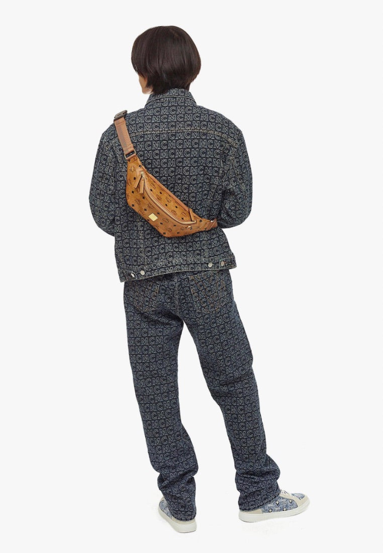 Medium Fursten Belt Bag in Visetos Cognac