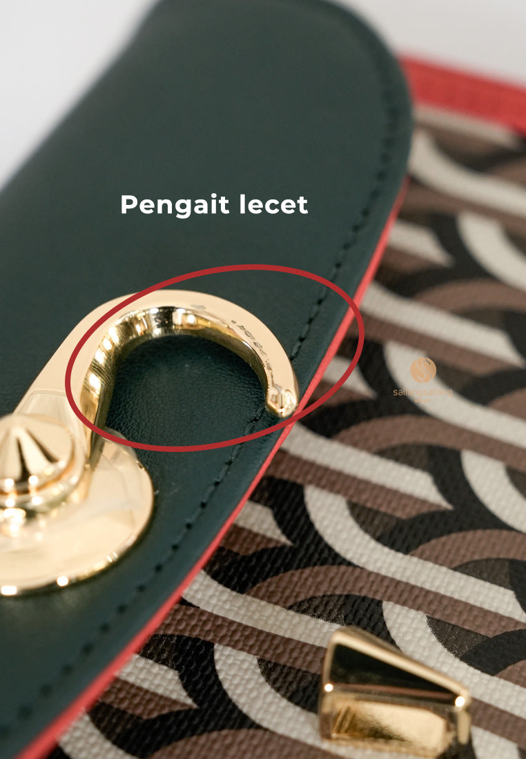 [DEFECT SALE 256] CONTINENTAL WALLET MULTI GREEN