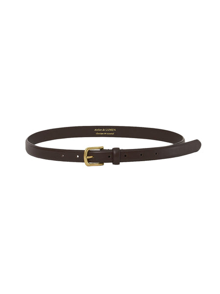 CLASSIC LEATHER BELT organ brown