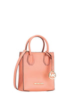 Mercer Extra-Small Pebbled Leather Crossbody Bag Sherbert