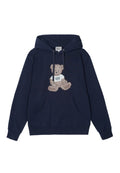 Doodle Bear Hoodie Navy