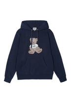 Doodle Bear Hoodie Navy