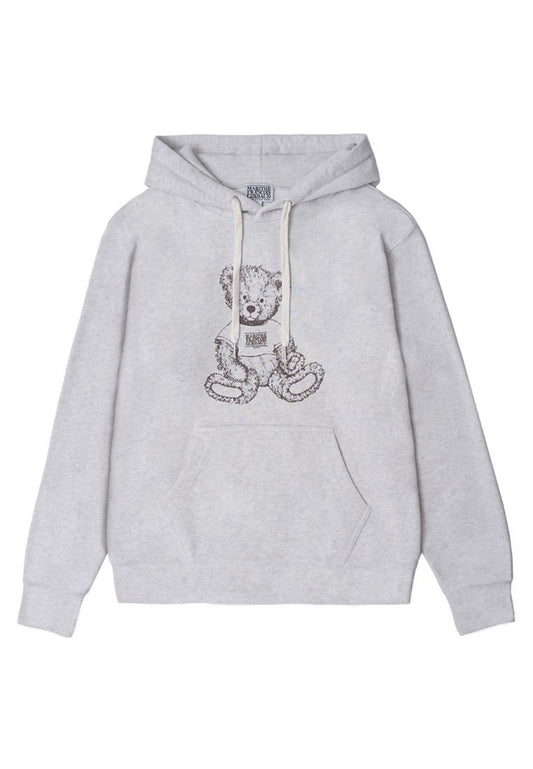 Doodle Bear Hoodie Oatmeal Brown