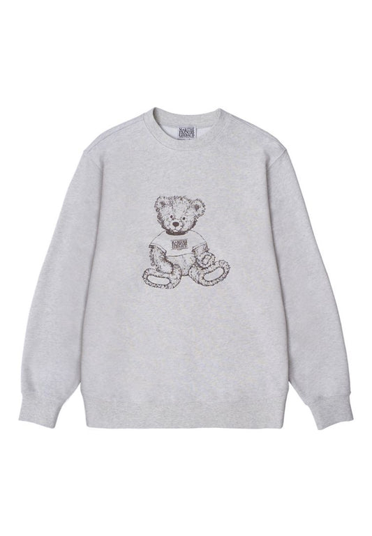 Doodle Bear Sweatshirt Oatmeal Brown