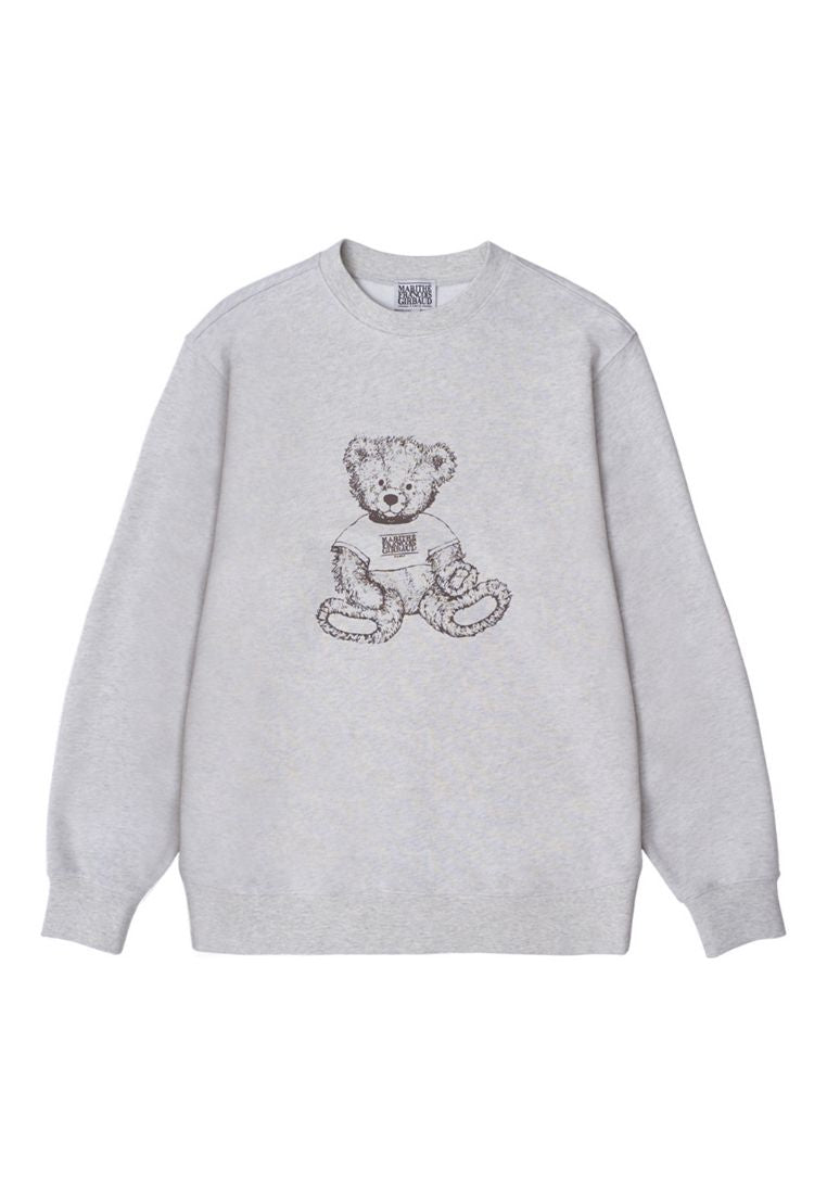 Doodle Bear Sweatshirt Oatmeal Brown