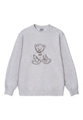 Doodle Bear Sweatshirt Oatmeal Brown