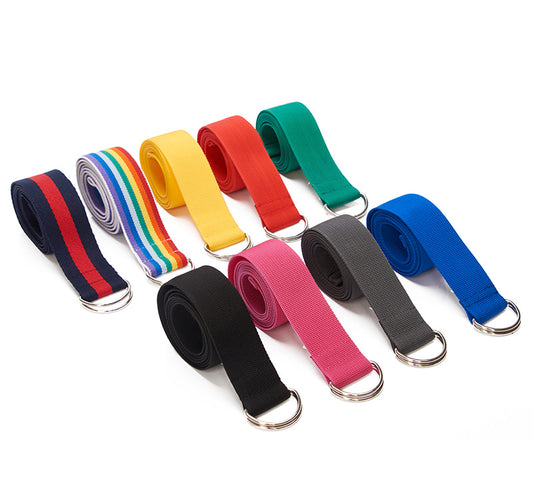 PLAIN DOUBLE RING BELT BLUE