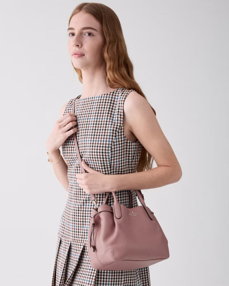 Dumpling Satchel Bag Dusk Rose