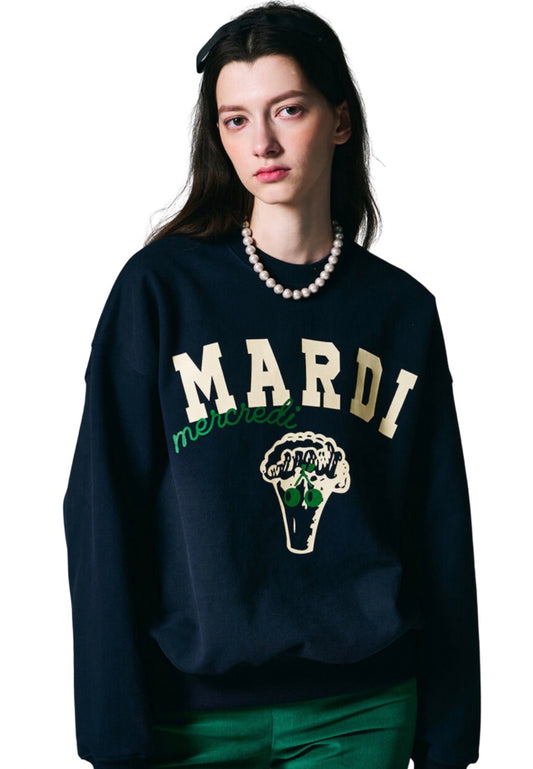 Sweatshirt Broccoli Navy