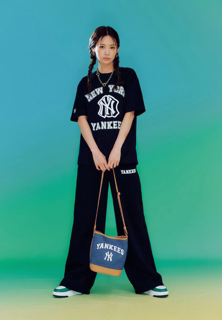 Varsity Basic Canvas Bucket Bag NEW YORK YANKEES indigo