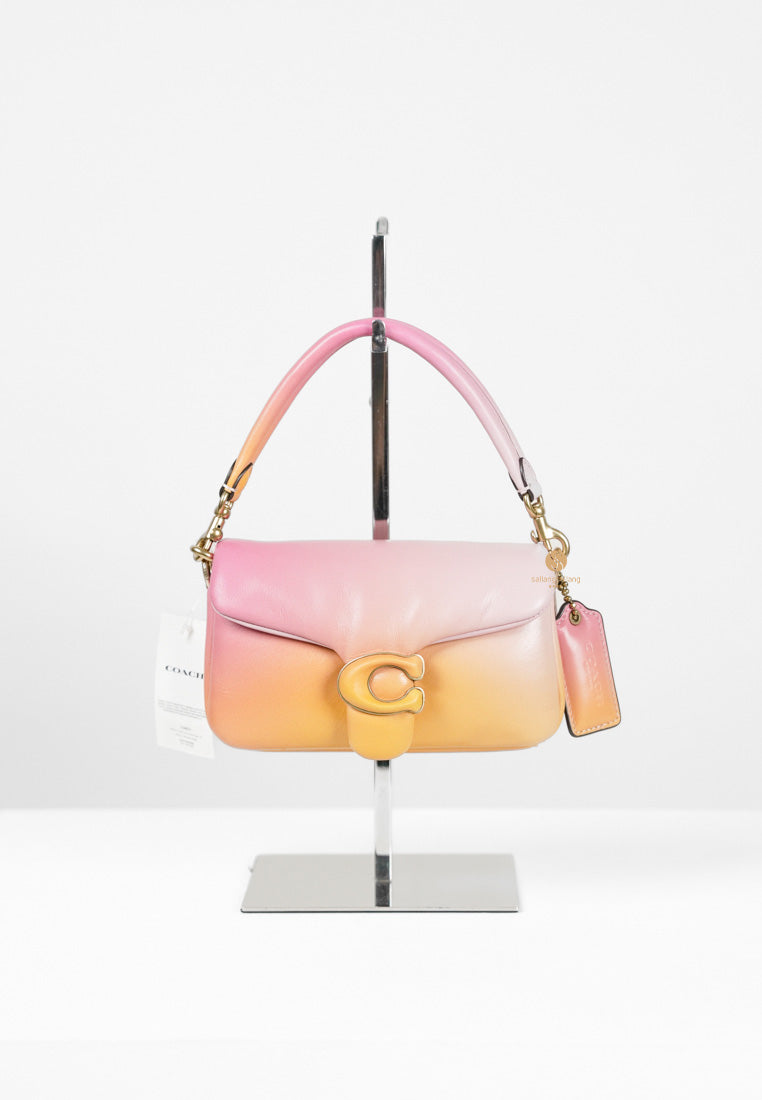 [DEFECT SALE 335] Pillow Tabby Shoulder Bag 18 With Ombre BRASS/PETUNIA MULTI