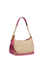 Teri Shoulder Bag In Signature Canvas Light Khaki Petunia