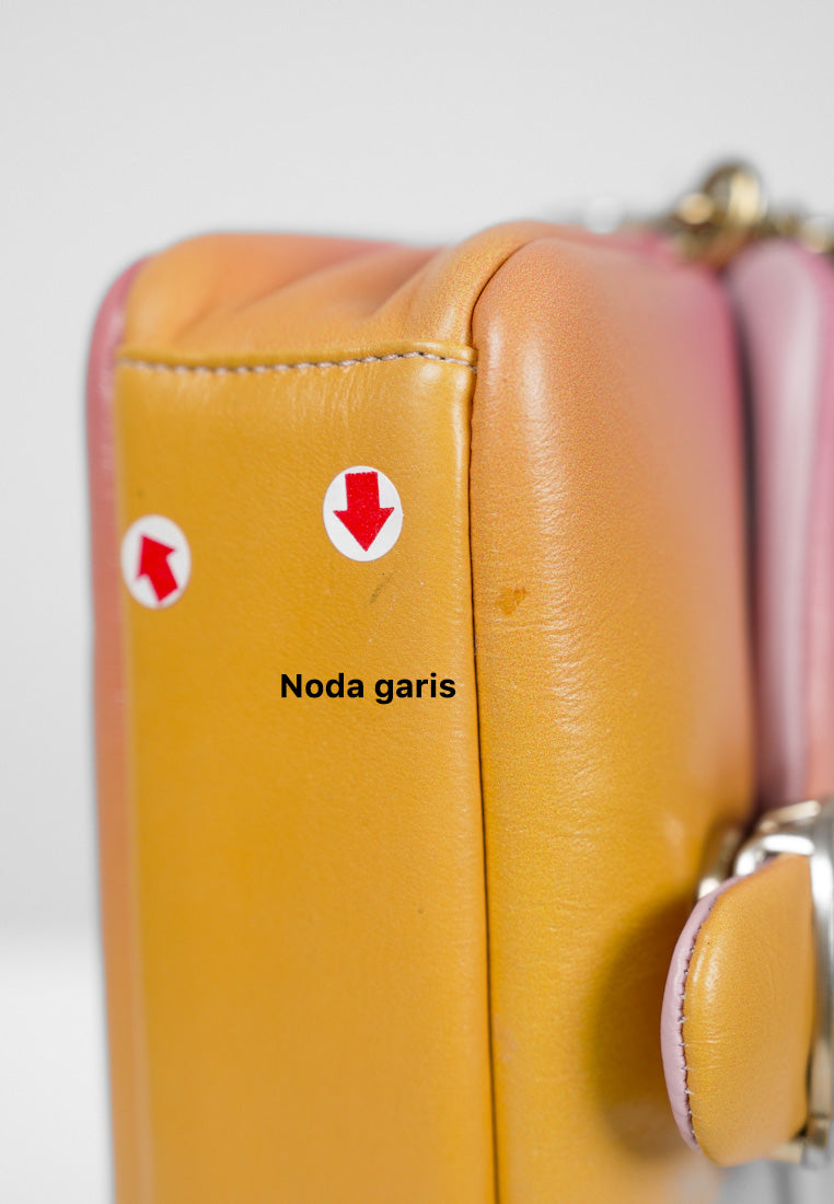[DEFECT SALE 335] Pillow Tabby Shoulder Bag 18 With Ombre BRASS/PETUNIA MULTI