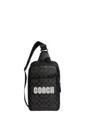 Westway Pack In Colorblock Signature Canvas With Coach Patch Charcoal Amazon Green