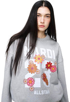 Sweatshirt Numero 23 Grey White