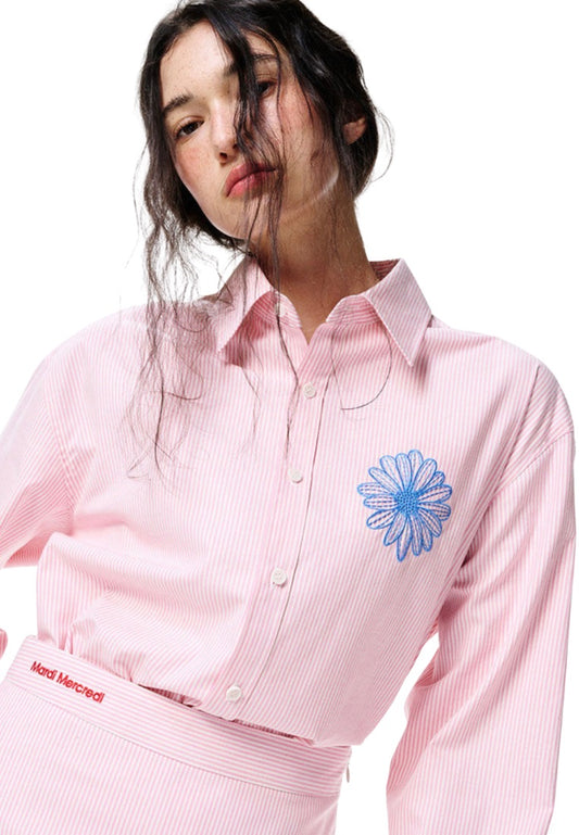 Oxford Shirt Stripe Pink Blue