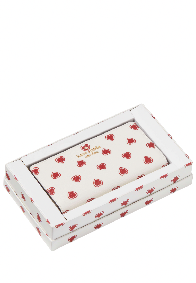 Madison Heartfelt Geo Boxed Large Slim Bifold Wallet