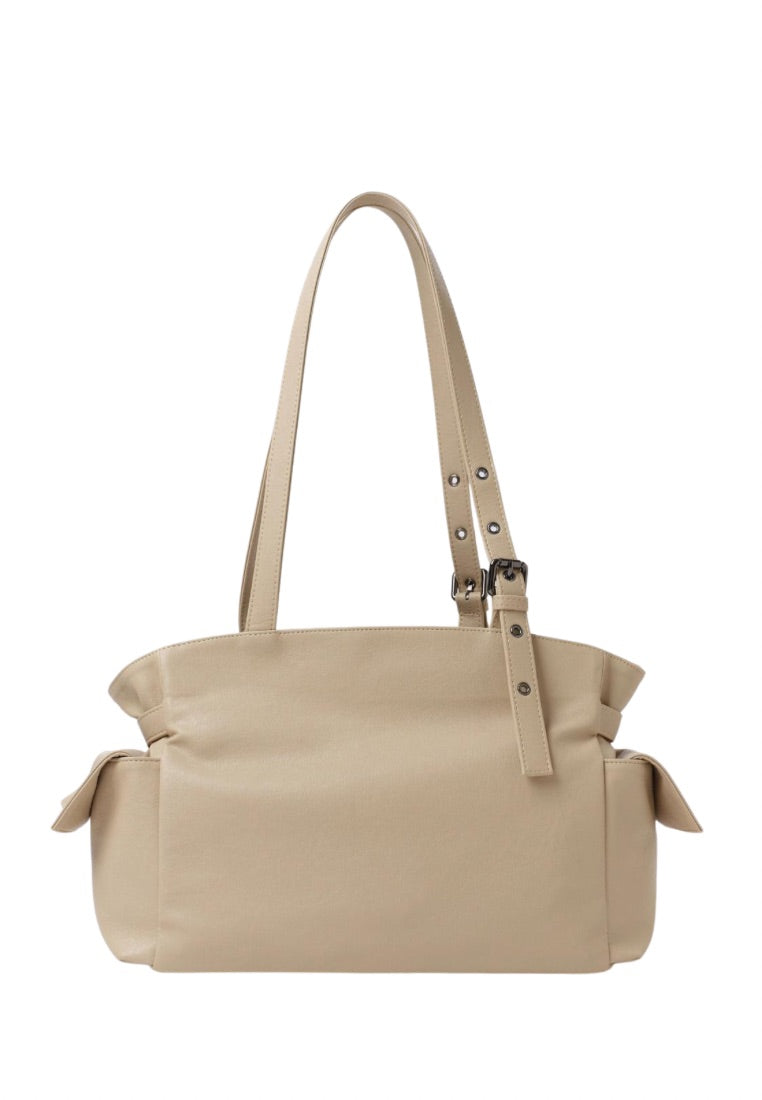 Pocket Corset Bag M Nappa Milktea