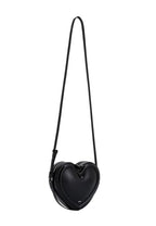 Arlene Heart shaped bag - Black