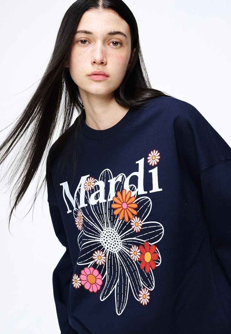 Sweatshirt FlowerMardi Blossom Navy White