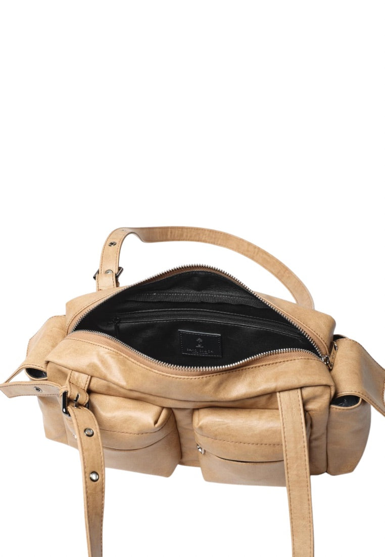 Pocket Utility Bag M Brushed Brown Sugar