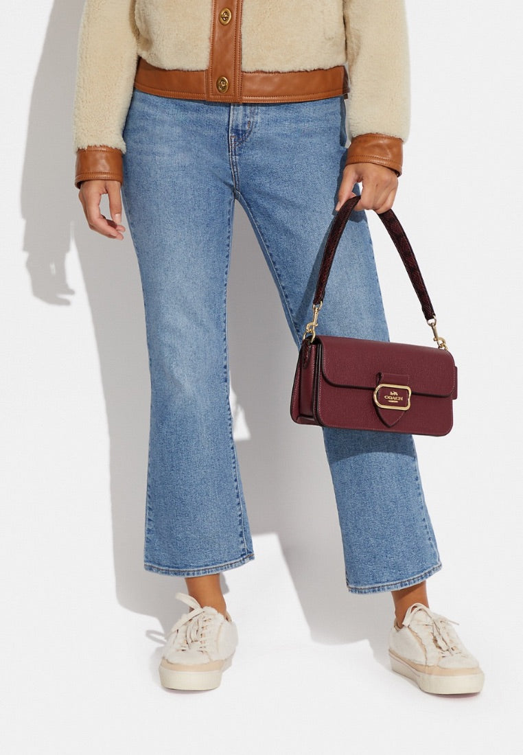 Morgan Shoulder Bag Black Cherry Multi