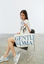 Denim Tote Bag White
