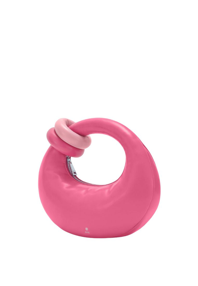 Abacus Top Handle Bag - Rose Red