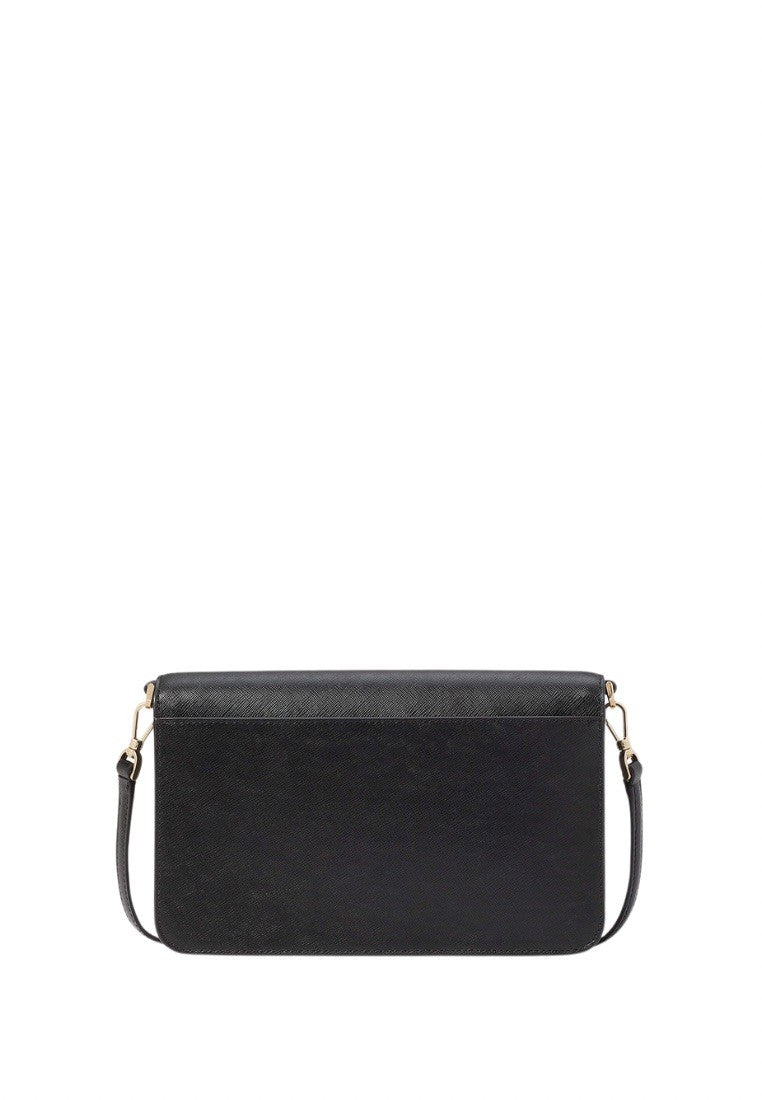 Madison Flap Convertible Crossbody Black