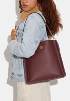 Mollie Bucket Bag Wine Multi