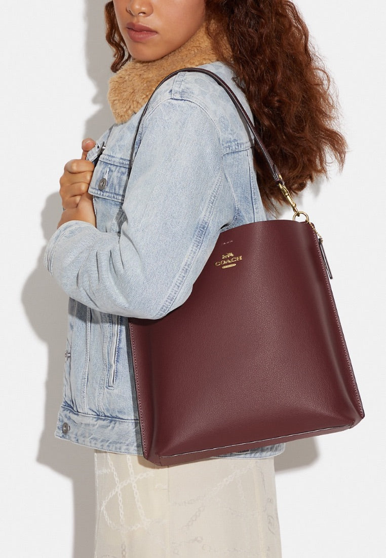 Mollie Bucket Bag Wine Multi