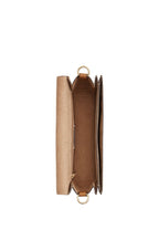 Morgan Shoulder Bag In Blocked Signature Canvas Light Khaki Multi