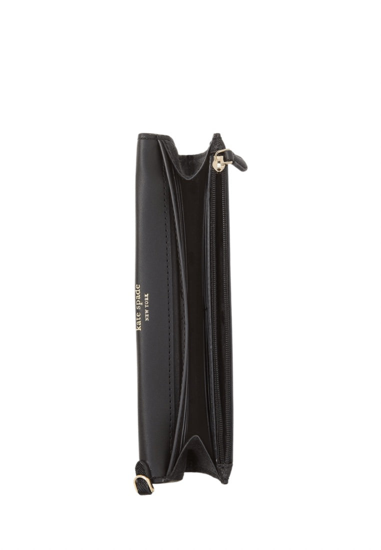 Tinsel Boxed Medium Phone Wristlet Black