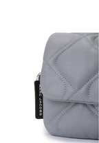 Small Quilted Pillow Bag Rock Grey