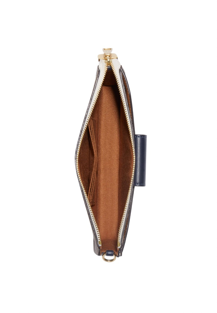 Poppy Crossbody In Colorblock Signature Canvas Chalk Multi