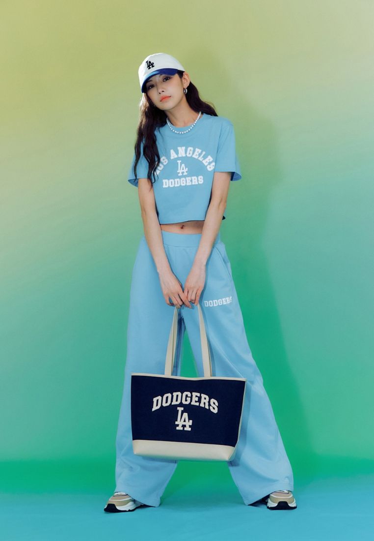 Varsity Basic Canvas L-Tote Bag LA DODGERS navy