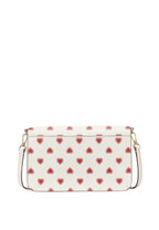 Madison Heartfelt Geo Flap Crossbody Cream Multi