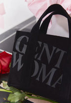 Secret Diary Micro Box Tote Bag Black