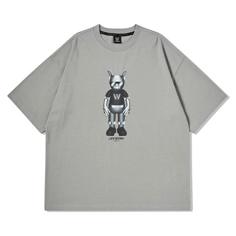 Silver Figure T-Shirt Light Grey