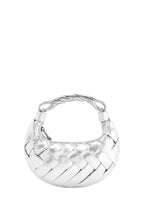 Orla Weave Handbag - Silver