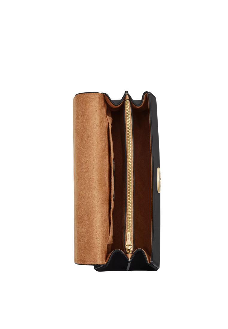 Eliza Top Handle Gold Black