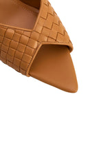 Ellie Braided Sphere Heel Mules - Khaki