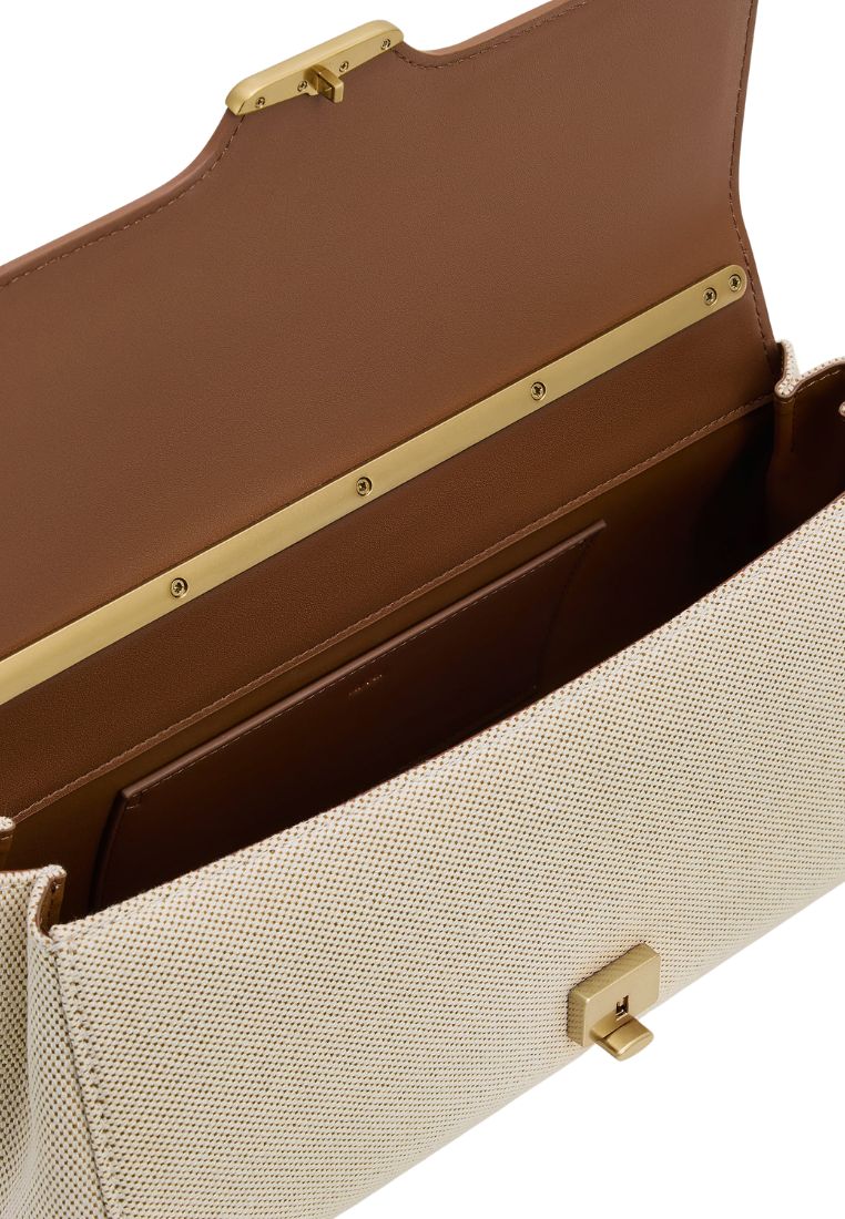 Eloise Shoulder Bag - Brown Canvas