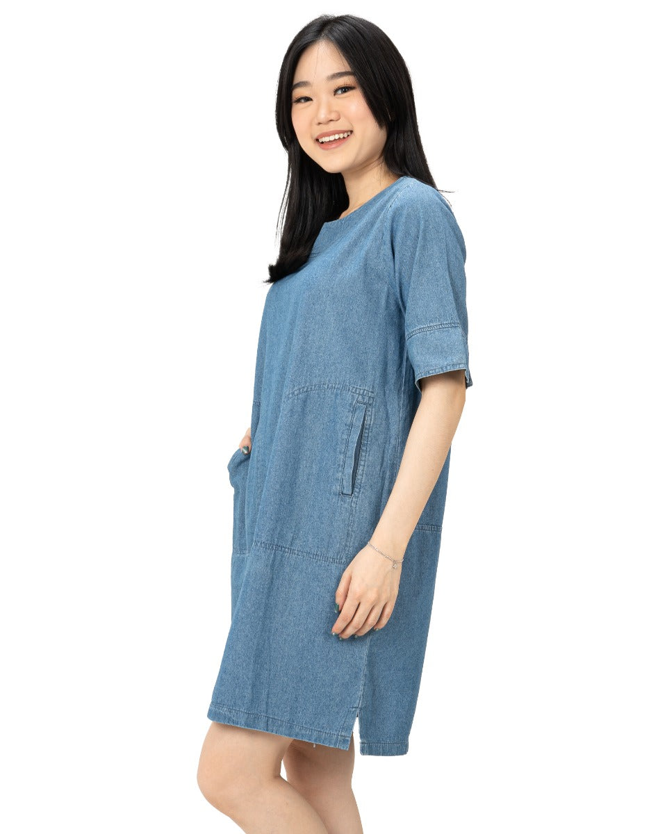 Denim Dress by PUDDING