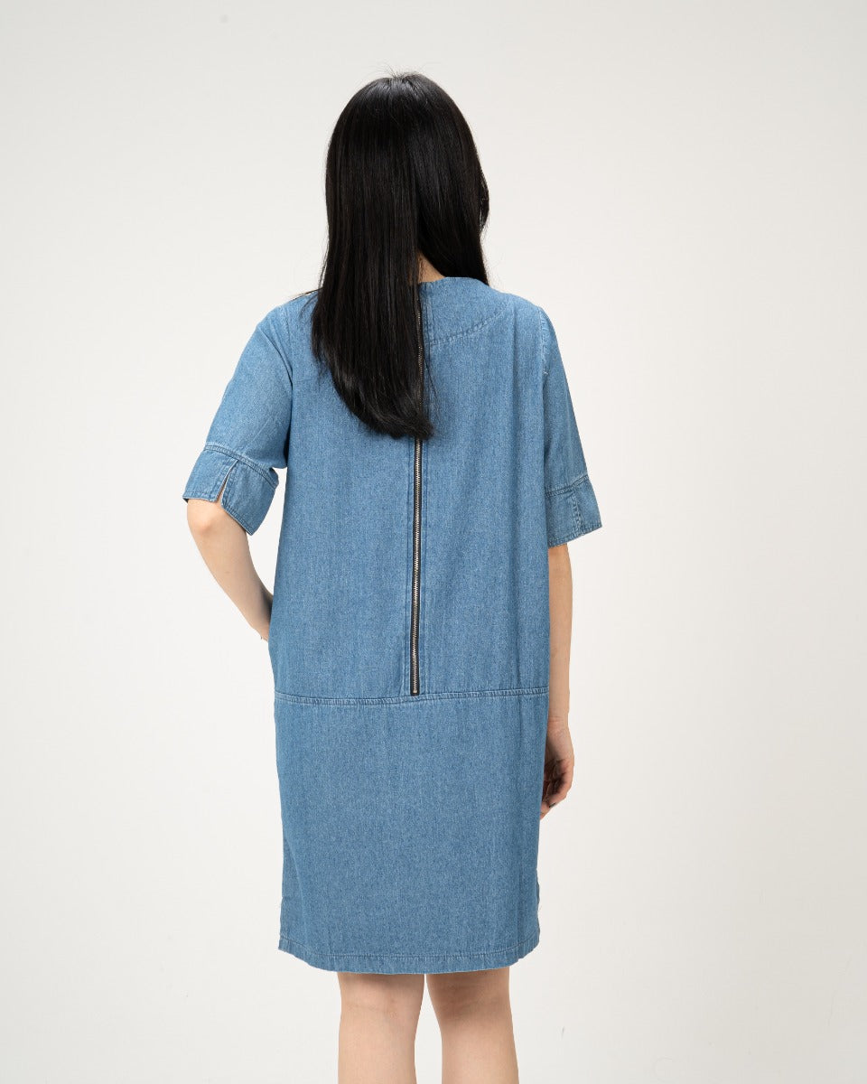 Denim Dress by PUDDING